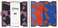 Tanaka Sangyo Imabari Towel Handkerchief Otta Half Towel Handkerchief Gift Set of 3 with Same Patter