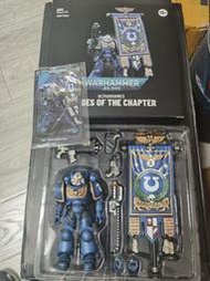 【免運】暗源戰錘40k   極限戰士 戰團英雄 原鑄旗手 波斯卡 僅