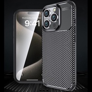iPhone 16 Pro Max / 16 Plus / 16 Pro / 16 / 15 Pro Max  / 14 Pro Max Rugged Carbon Fibre Armour Phon