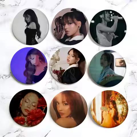 Singer Ayliva Badges Creative Tinplate Button PinsBrooch Creative Quotes Badge Clothes Backpack Jewe