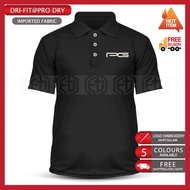 Dry Fit PG Microfiber Polo T Shirt Sulam Performance Gear Golf Casual Sportwear Baju Unisex T-Shirt 