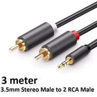 Panamax 3 Meter 3.5mm Stereo Plug to 2 RCA Plug Cable - PX-2376G/3M