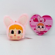 POPMART Plush Doll Bunny Blossom CRYBABY x Powerpuff Girls POPMART Bunny Blossom - Vinyl Face Plush 