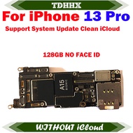 REGJU Clean ICloud Motherboard ลอจิก128Gb เมนบอร์ดเวอร์ชั่น US สำหรับ iPhone 13 Pro 13Pro จานทำงานทด