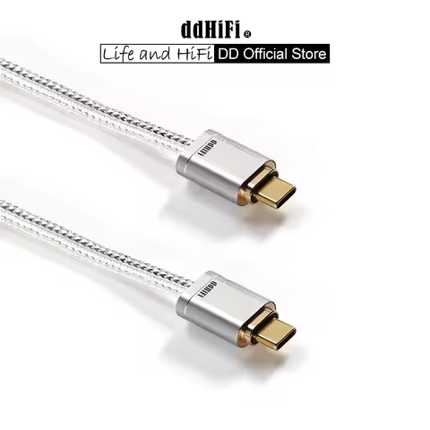 DD ddHiFi All-New TC09S TypeC to TypeC OTG Data Cable with Double Shielded Structure and Noticeable 
