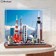 Acrylic Display Case/ Box Sesuai untuk lego 21051 Tokyo Skyline akrilik kotak pameran Transparan kot