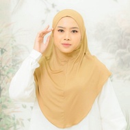 PUSSAT Adreena Bergo Dagu Spandeks Jersey Premium Khimar Umroh Haji Kajian Hijab Instan Daily Hijab 