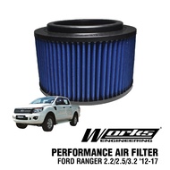 Works Engineering Ford Ranger T6 T7 2.2/2.5/3.2 '12-on / Mazda BT50 Drop in Air Filter