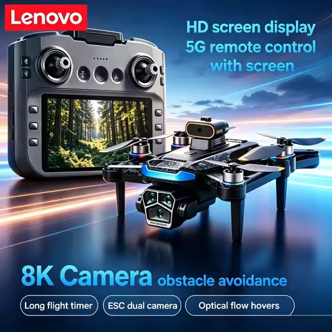 Lenovo Mi A14Pro Max Long Distance RC Quadcopter 8K HD Triple Camera GPSObstacle Avoidance Optical F
