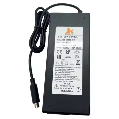 Kukirin G2 Max& G2 Pro Electric Scooter Official Charger 54.6V 2.0A Lithium Battery Charger with 100