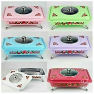 [READY STOCK]Stainless Steel Buffet Tray/Chaffing Dish Kenduri Tray-Colouring-Tray-Buffet-