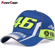 PuraAutoRepair Yamaha Hat Cap Motorcycle MotoGP VR46 Curved Cap Outdoor Sport