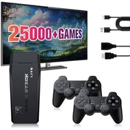 Retro Gaming Console 25000+ Classic Games, Plug & Play TV Video Game Stick, 9 Emulators, 2 Controlle