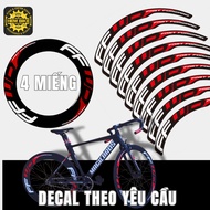 FFWD rim decal sticker waterproof and fade-resistant bicycle sticker Bike Alley