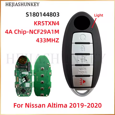 S180144803 KR5TXN4 5 Buttons Proximity Keyless Smart Remote Key Fob 433.92MHz ASK 4A NCF29A1M Chip F