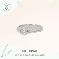 [Kedai Emas Gemilang] 2002053 {YS} Diamond Platinum Ring (5) (5.2G) [950 Platinum]