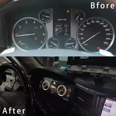 12.3 Inch LCD Digital Cluster Dashboard Crystal Panel Speedometer For Lexus LX 570 LX470 LX460 LX570