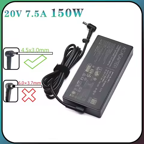 A18-150P1A ADP200075MLaptop Charger 20V 7.5A 150W 4.5x3.0mm AC Adapter For Asus UX535LH UX535LI X571