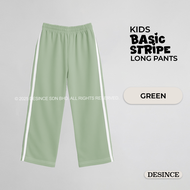 DESINCE Kids Tracksuit 2 Line Striped Design 3Y-12Y Casual Pants Sports Pants Relaxed Fit Straight S