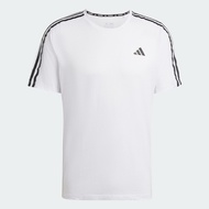 Adidas 3 Stripes Own the Run Men's White Run T-shirt IQ3835