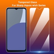 For Sharp Aquos Wish5 wish4 SH-52E, SH-M27 Clear Tempered Glass 9H 2.5D Premium Screen Protector Exp
