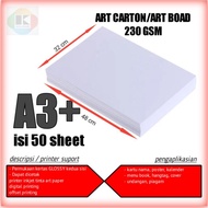 230 gsm A3+ art carton paper (32 x 48)cm glossy thick cardboard art paper second side 230 gsm A3+ co