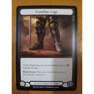 FAB CF Frontline Legs Cold Foil Dusk till Dawn Flesh and Blood TCG Generic Equipment Legs DTD