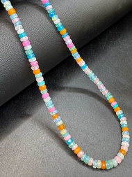Opal pastel color beads or rainbow opal beads from Ethiopia 1 string=3.5-4.0 MM multi colored opal b