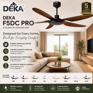 DEKA F5 DC PRO 46" 56" DC Ceiling Fan | Silent Energy Saving | 20 Speed RF Remote | Modern Home Fan