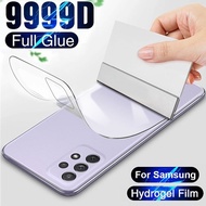 Back Hydrogel Film for Samsung Galaxy S23 Plus Ultra A33 A53 A73 5G A13 4G A23 A72 A52 A52s A32 A02s A42 A21s A22 A20s A50s A30s A50 A10 A20 A30 A11 M11 A12 A31 A51 A71 Full Cover Soft Screen Protector Film
