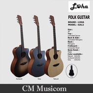 Folk Guitar 38inch with bag (Loha) GA12