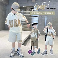 【ready stock】Boys' URA Polo Suit男童URA Polo 套装