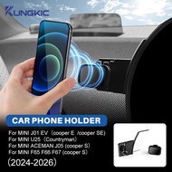For MINI U25 J01 J05 F65 F66 F67 RHD LHD Car Mobile Phone Stand 360° Rotating Instrument Table Magne
