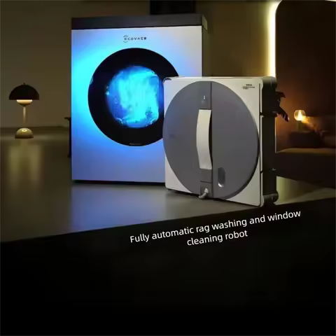 ECOVACS Water Jet Window Cleaning Robot W3 Automatic Cleaning Cloth Base Station - Window Cleaning M