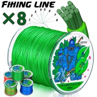 100/300m Braided Fishing Line X8 16~75Lb Japanese PE Line for Freshwater and Saltwater Fishing Acces