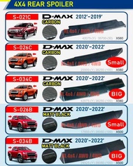 Isuzu dmax rear spoiler 2012 2013 2014 2015 2016 2017 2018 2019 2020 2021 2022 2023 2024 2025 2026 b