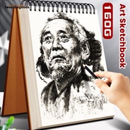 FAVORITEGOODS Drawing Notepad, 30Sheets/60Pages A4/8K/16K/32K/A3 Art Sketchbook, Thickening Kraft Pa