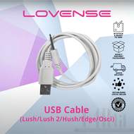 Lovense USB Cable Universal Jackpin Plug In Charger White (Lush/Lush 2/Hush/Edge/Osci)