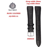 Genuine Casio AQ-230EL (18MM) Replacement Parts - BAND/LEATHER