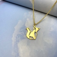 摺紙狐狸造型項鍊