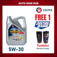 Caltex Havoline Synthetic Blend Engine Oil (4L) [Free Tumbler] SAE 5W-30