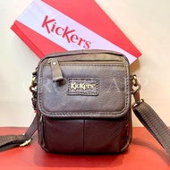 Kickers Sling Bag Pouch Bag Leather Attach With Belt (2 in 1) 1KIC-S 88223 89229 89226