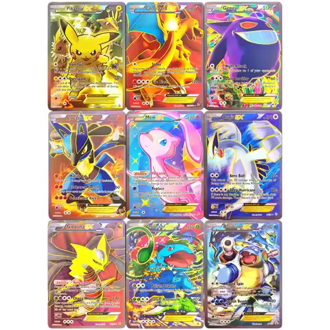 DIY Pokemon Cards PTCG XY Promo Charizard Gengar Giratina Mew Lucario Lugia Venusaur EX XY124 XY123 