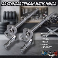 Standard axle 2 Middle and mounting axle CUSTOM VARIO/PCX/BEAT/GENIO/SCOOPY standard axle 2 middle b