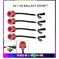 HID Bulb Ballast Harness Converter Socket Adapter Wire Cable For D2S D2R D4S D4R