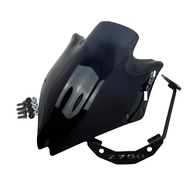 High Quality Motorbike Windshield Windscreen Wind Deflector For Kawasaki Z750 Z750R