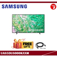[ Delivered by Seller ] SAMSUNG 85" inch DU8000 Crystal UHD 4K Smart TV (2024) UA85DU8000KXXM