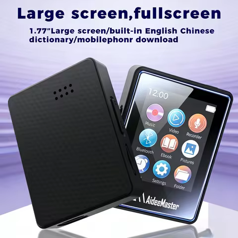 1.8inch Screen MP3 Music Player Bluetooth-Compatible Walkman MP4 Video Playback Music Stereo Speaker