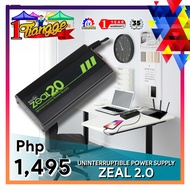 1Tiangge Tronix Zeal 2.0 - Wifi UPS Router UPS DOST Tested Mini UPS with USB Charging Port Uninterru