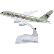 Qatar Airways 1:400 16cm Air Bus A380 Plane Metal Airplane Model Plane Toy Plane Model